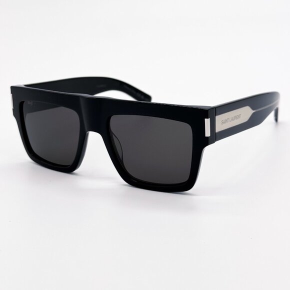 NEW SAINT LAURENT SL628 001 SQUARE BLACK UNISEX SL 628 001 SUNGLASSES - Picture 6 of 13